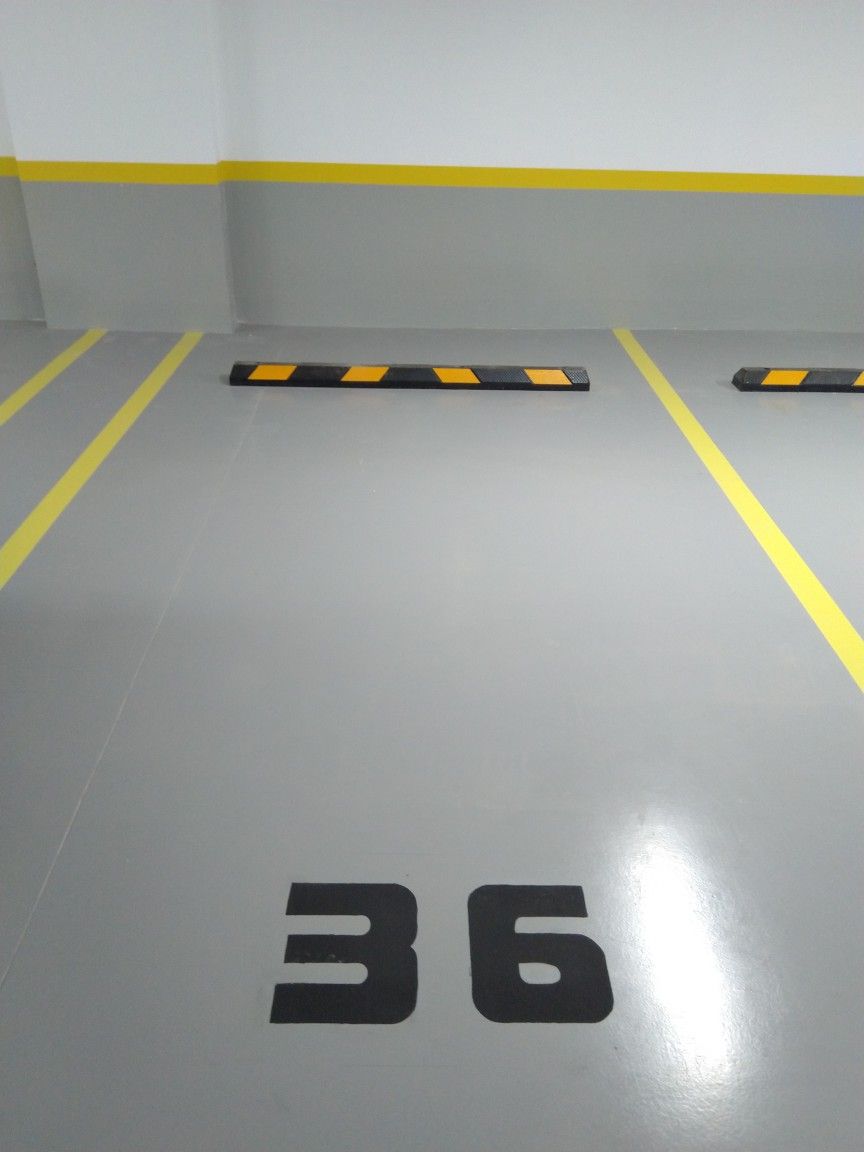 Parking lighting and flow